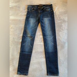 Carbon skinny jeans